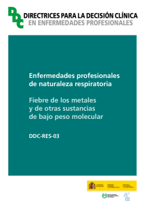Nueva ventana:DDC-RES-03. Fiebre de los metales y de otras sustancias de bajo peso molecular - Año 2015 (pdf, 339 Kbytes)