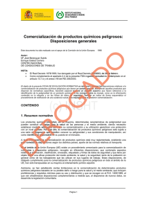Nueva ventana:FDN-5: Comercialización de productos químicos peligrosos: Disposiciones Generales - Año 1996 (pdf, 8,21 Mbytes)