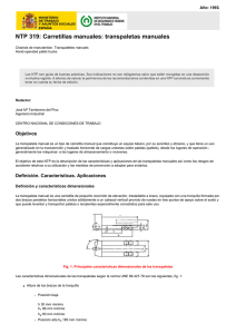 Nueva ventana:NTP 319: Carretillas manuales: transpaletas manuales (pdf, 252 Kbytes)