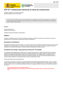 Nueva ventana:NTP 271: Instalaciones eléctricas en obras de construcción (pdf, 523 Kbytes)