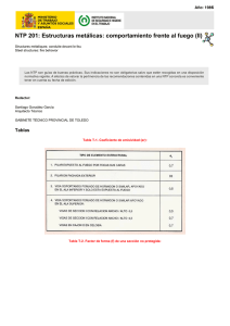 Nueva ventana:NTP 201: Estructuras metálicas: comportamiento frente al fuego (pdf, 735 Kbytes)