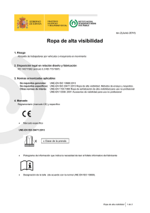Nueva ventana:Ropa de señalización de Alta Visibilidad (pdf, 131 Kbytes)