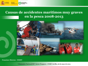 Nueva ventana:Causas accidentes marítimos muy graves en la pesca 2008-2013 (pdf, 2,59 Mbytes)