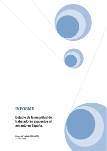 Nueva ventana:Estudio de la magnitud de trabajadores expuestos al amianto (pdf, 396 Kbytes)