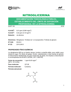 Nueva ventana:Nitroglicerina - Año 2016 (pdf, 475 Kbytes)
