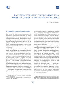 Capítulo 15.- La Fundación Microfinanzas BBVA: una apuesta contra la exclusión financiera
