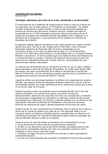 ¡Contagiar optimismo para salir de la crisis, desafiando a la adversidad! - Octubre 2002