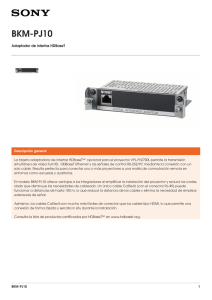 BKM-PJ10 Adaptador de interfaz HDBaseT