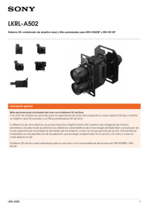 LKRL-A502 Sistema 3D combinado de objetivo dual y filtro polarizador para...