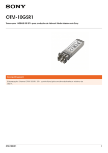 OTM-10GSR1 Transceptor 10GBASE-SR SFP+ para productos de Network Media Interface de...