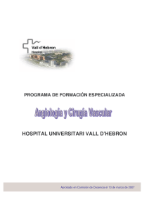 Angiologia i cirurgia vascular