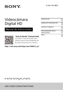 Videocámara Digital HD Manual de instrucciones