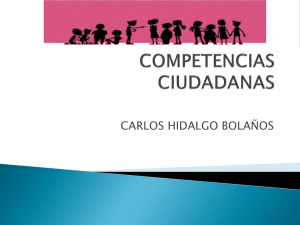 Diapositivas COMPETENCIAS CIUDADANAS