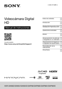 Videocámara Digital HD Manual de instrucciones Grabación/reproducción