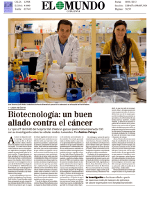 "Caso de éxito: Biotecnologia, un buen aliado contra el cáncer