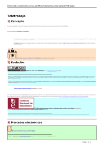Teletrabajo 1) Concepto Published on ciberconta.unizar.es (