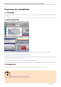Programas de contabilidad 1) Concepto Published on ciberconta.unizar.es (