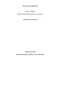 Manual sobre el Marco Com n de Seguimiento y Evaluaci n (09/2006)