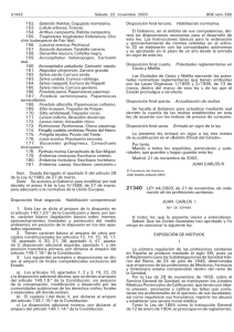 Ley 44/2003, de 21 de noviembre, de ordenación de las profesiones sanitarias