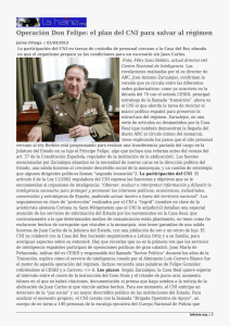 Operación Don Felipe: el plan del CNI para salvar al...