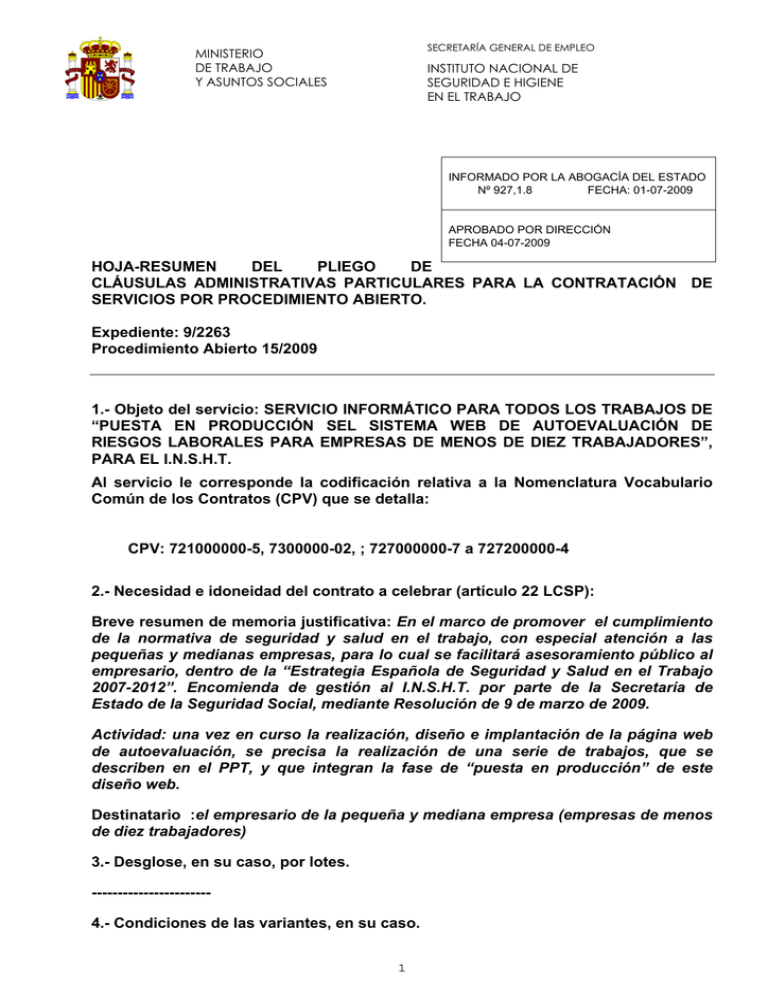 Nueva ventana Pliego cláusulas administrativas particulares pdf 323