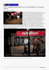 [CNT Logroño] Solidaridad con los despedidos de Telepizza Sevilla