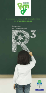 Escuelas en Comunidad "Erre al cubo" (RER 2014/2015)