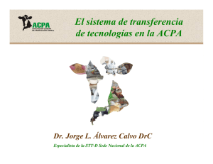 El sistema de transferencia de tecnologías en la ACPA