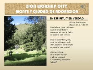 PROYECTO ZION WORSHIP CITY- Inversionistas y accionistas Agosto de 2.015.