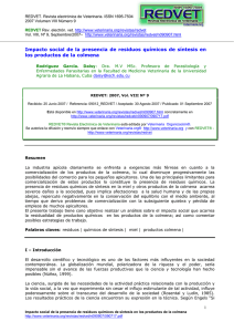 REDVET. Revista electrónica de Veterinaria. ISSN 1695-7504  Rev. electrón. vet.