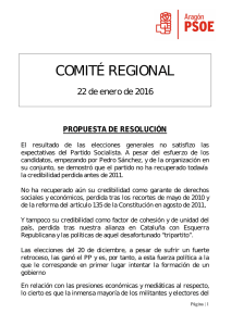El comité regional de los socialistas aragoneses, de hecho, rubricó esa posición el pasado 22 de enero