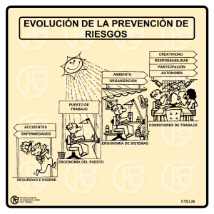 Nueva ventana:Evolución de la prevención de riesgos (pdf, 36 Kbytes)