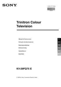 Trinitron Colour Television ES PT