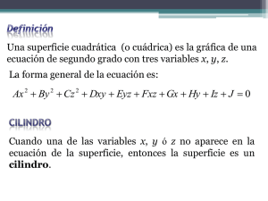 resumen superficiescuadricas parcial1 ingridrovelo calculo2