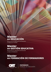 Master en EDUCACIÓN en GESTIÓN EDUCATIVA