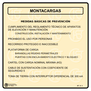 Nueva ventana:Montacargas (pdf, 39 Kbytes)