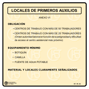 Nueva ventana:Locales de primeros auxilios (pdf, 22 Kbytes)