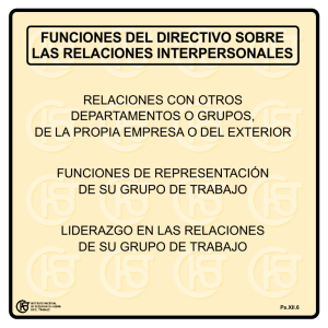 Nueva ventana:Funciones del directivo sobre las relaciones interpersonales (pdf, 23 Kbytes)