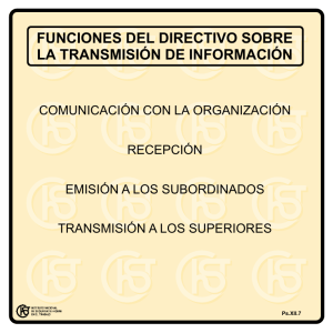 Nueva ventana:Funciones del directivo sobre la transmisión de información (pdf, 23 Kbytes)