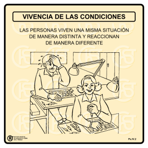 Nueva ventana:Vivencia de las condiciones (pdf, 36 Kbytes)
