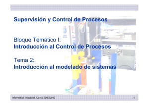 Introducción al Control de Procesos: Modelado de Sistemas