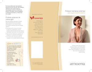 En líneas diferentes de prótesis, Amoena ofrece más de 700 modelos