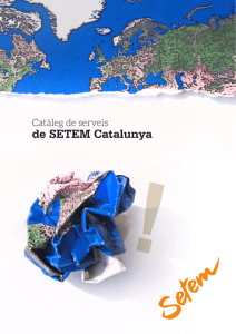 de SETEM Catalunya Catàleg de serveis PAG. 1