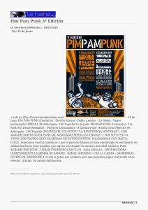 Pim Pam Punk 5ª Edición