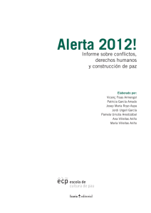 Alerta 2012! Informe sobre conflictes, drets humans i construcci de pau