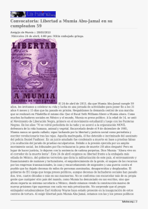 Convocatoria: Libertad a Mumia Abu-Jamal en su cumpleaños 59
