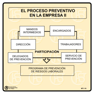 Nueva ventana:El proceso preventivo en la empresa (II) (pdf, 23 Kbytes)