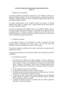 CONVOCATÒRIA DE SEMINARIS D’EQUIPS DOCENTS 2013-14  1.