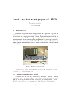 Introducción al software de programación STEP 7