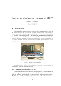 Introducción al software de programación STEP 7